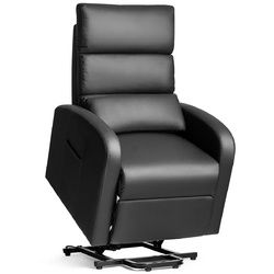 Electric Power Lift Massage Leather Recliner Chair