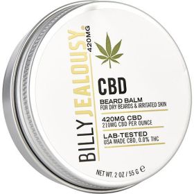 BILLY JEALOUSY by Billy Jealousy CBD BEARD BALM 42OMG 2 OZ