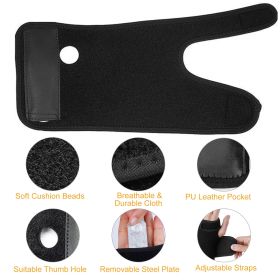 Wrist Support Brace Carpal Tunnel Wrist Brace Night Wrist Sleep Support Strap W/ Thumb Hole Removable Splint for Left Hand for Wrist Recovery Weightli