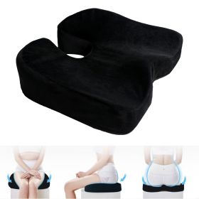 1PCS  Memory Foam Chair Seat Cushion Car Seat Pad Comfort Cushion Non-slip Breathable Seat Cushion Support for Office Chair for Tailbone & Sciatica Pa