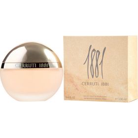 CERRUTI 1881 by Nino Cerruti (Scent: Jasmine, Freesia, Rose, Violet, Bergamot, Iris, Lily of the Valley, Mimosa, Galbanum, Narcissus, Chamomile, Geranium, Iris, Orange Blossom, Tuberose, Brazilian Rosewood, Coriander, Jasmine, Cedar, Vanilla, Musk, Amber, Sandalwood, Option: WOMEN, size: 3.4 OZ)