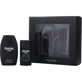 DRAKKAR NOIR by Guy Laroche (Scent: Lemon Verbena, Basil, Mint, Lemon, Lavender, Artemisia, Bergamot, Rosemary, Jasmine, Juniper, Wormwood, Cinnamon, Angelica, Carnation, Coriander, Patchouli, Resins, Amber, Pine Tree Needles, Cedar, Fir, Sandalwood, Vetiver, Oakmoss, Leather, Option: MEN, size: 3.4 OZ)