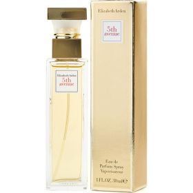 FIFTH AVENUE by Elizabeth Arden (Scent: Lily of the Valley, Lilac, Bergamot, Mandarin Orange, Lime (Linden Blossom), Magnolia, Peach, Violet, Bulgarian Rose, Ylang-Ylang, Tuberose, Carnation, Jasmine, Nutmeg, Vanilla, Sandalwood, Amber, Musk, Iris, Cloves, Option: WOMEN, size: 1 OZ)