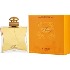 24 FAUBOURG by Hermes (Scent: Bergamot, Ylang-Ylang, Hyacinth, Peach, Orange, Jasmine, Gardenia, Orange Blossom, Iris, Black Elder, Vanilla, Patchouli, Amber, Sandalwood, Option: WOMEN, size: 3.3 OZ)