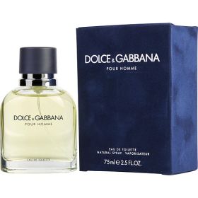 DOLCE & GABBANA by Dolce & Gabbana (Scent: Mandarin Orange, Citruses, Neroli, Bergamot, Pepper, Sage, Lavender, Tobacco, Cedar, Tonka Bean, Option: MEN, size: 2.5 OZ)