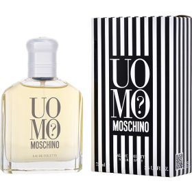 UOMO MOSCHINO by Moschino (Scent: Brazilian Rosewood, Aldehydes, Kumquat, Coriander, Labdanum, Clary Sage, Cinnamon, Cyclamen, Wormwood, Ambergris, Cedar, Musk, Option: MEN, size: 2.5 OZ)