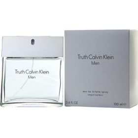 TRUTH by Calvin Klein (Scent: Basil, Cardamom, Green Leaves, Fern, Resins, Exotic Woods, Patchouli, Red Cedar, Option: MEN, size: 3.4 OZ)