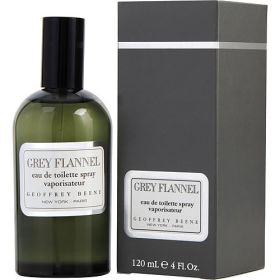 GREY FLANNEL by Geoffrey Beene (Scent: Galbanum, Neroli, Petitgrain, Bergamot, Lemon, Option: MEN, size: 4 OZ)