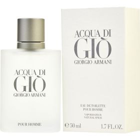 ACQUA DI GIO by Giorgio Armani (Scent: freesia, cyclamen, hiacynth, peach, calone, rosemary, Option: MEN, size: 1.7 OZ)