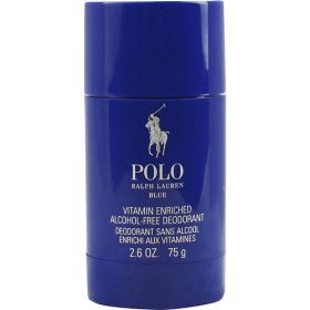 POLO BLUE by Ralph Lauren (Scent: melon, mandarin orange, woodsy notes, suede, musk, Option: MEN, size: 2.6 OZ)