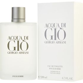 ACQUA DI GIO by Giorgio Armani (Scent: freesia, cyclamen, hiacynth, peach, calone, rosemary, Option: MEN, size: 6.7 OZ)