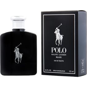 POLO BLACK by Ralph Lauren (Scent: Sage, Mango, Wormwood, Lemon, Patchouli, Tonka Bean, Tangerine, Sandalwood, Option: MEN, size: 4.2 OZ)