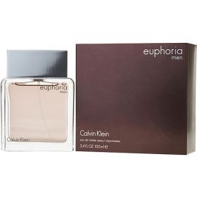 EUPHORIA MEN by Calvin Klein (Scent: Pepper, Ginger, Cedar, Sage, Black Basil, Suede, Brazilian Redwood, Patchouli Amber, Option: MEN, size: 3.3 OZ)