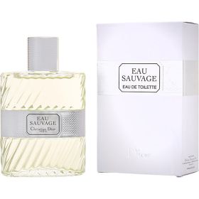 EAU SAUVAGE by Christian Dior (Scent: Hedione, Galbanum, Petitgrain, Vetiver, Pink Pepper, Option: MEN, size: 3.4 OZ)