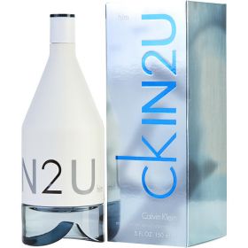 CK IN2U by Calvin Klein (Scent: Tomato Leaf, Lemon, Cacao Pod, White Musk, Cedar, Vetiver, Option: MEN, size: 5 OZ)