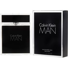 CALVIN KLEIN MAN by Calvin Klein (Scent: Bergamot, Violet Leaf, Mandarin Orange, Rosemary, Incense, Bay Leaf, Mint, Nutmeg, Guaiac Wood, Musk, Amber, Sandalwood, Cypress, Option: MEN, size: 1.7 OZ)