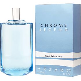 CHROME LEGEND by Azzaro (Scent: Moss, Musk, Sea Spray, Apple, Tea, Option: MEN, size: 4.2 OZ)