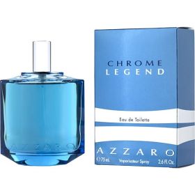 CHROME LEGEND by Azzaro (Scent: Moss, Musk, Sea Spray, Apple, Tea, Option: MEN, size: 2.6 OZ)