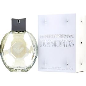 EMPORIO ARMANI DIAMONDS by Giorgio Armani (Scent: Litchi, Raspberry, Rose, Cedar, Lily of the Valley, Freesia, Patchouli, Vetiver, Vanilla, Amber, Option: WOMEN, size: 3.4 OZ)