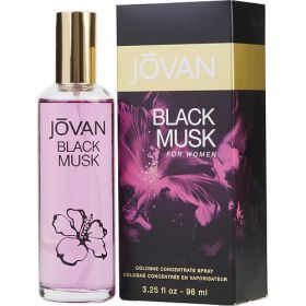 JOVAN BLACK MUSK by Jovan (Scent: Musk, Floral Notes, Option: WOMEN, size: 3.25 OZ)