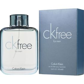 CK FREE by Calvin Klein (Scent: Suede Note, Juniper Berry, Absinthe, Star Anise, Texas Cedar, Buchu, Coffee, Patchouli, Musks, Oak, Ironwood, Jackfruit, Tobacco Leaf, Option: MEN, size: 3.4 OZ)