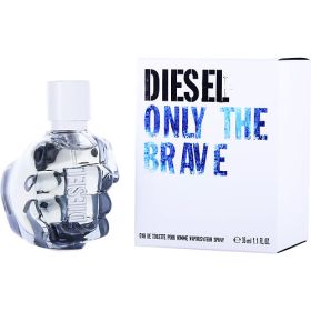 DIESEL ONLY THE BRAVE by Diesel (Scent: Mandarin Orange, Amalfi Lemon, Violet, Coriander, Virginia Cedar, Leather, Benzoin, Amber, Styrax, French Labdanum, Option: MEN, size: 1.1 OZ)