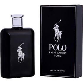 POLO BLACK by Ralph Lauren (Scent: Sage, Mango, Wormwood, Lemon, Patchouli, Tonka Bean, Tangerine, Sandalwood, Option: MEN, size: 6.7 OZ)