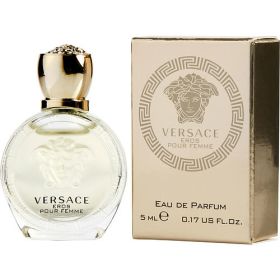 VERSACE EROS POUR FEMME by Gianni Versace (Scent: Pomegranate, Calabrian Bergamot, Sicilian Lemon, Peony, Jasmine, Jasmine Sambac, Lemon Blossom, Woody Notes, Musk, Ambroxan, Sandalwood, Option: WOMEN, size: 0.17 OZ)