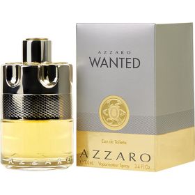 AZZARO WANTED by Azzaro (Scent: cardamom, geranium, amberwood, Haitian vetiver, tonka bean, Option: MEN, size: 3.4 OZ)