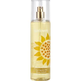 SUNFLOWERS by Elizabeth Arden (Scent: Bergamot, Peach, Lemon, Mandarin Orange, Melon, Brazilian Rosewood, Orange Blossom, Rose, Jasmine, Orris Root, Osmanthus, Cyclamen, Cedar, Oakmoss, Musk, Amber, Sandalwood, Option: WOMEN, size: 8 OZ)