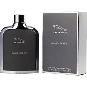 JAGUAR CLASSIC CHROMITE by Jaguar (Scent: Patchouli, Cedar, Tonka Bean, Praline, Green Apple, Option: MEN, size: 3.4 OZ)