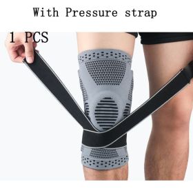 Silicon Knit Kneepad (Color: Grey, size: L)