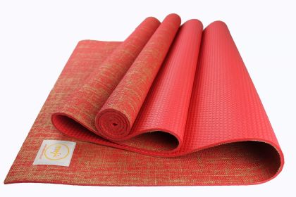 Jute Premium ECO Fitness, pilates, Yoga Mat + Fitness Bundle (Multi: Color)